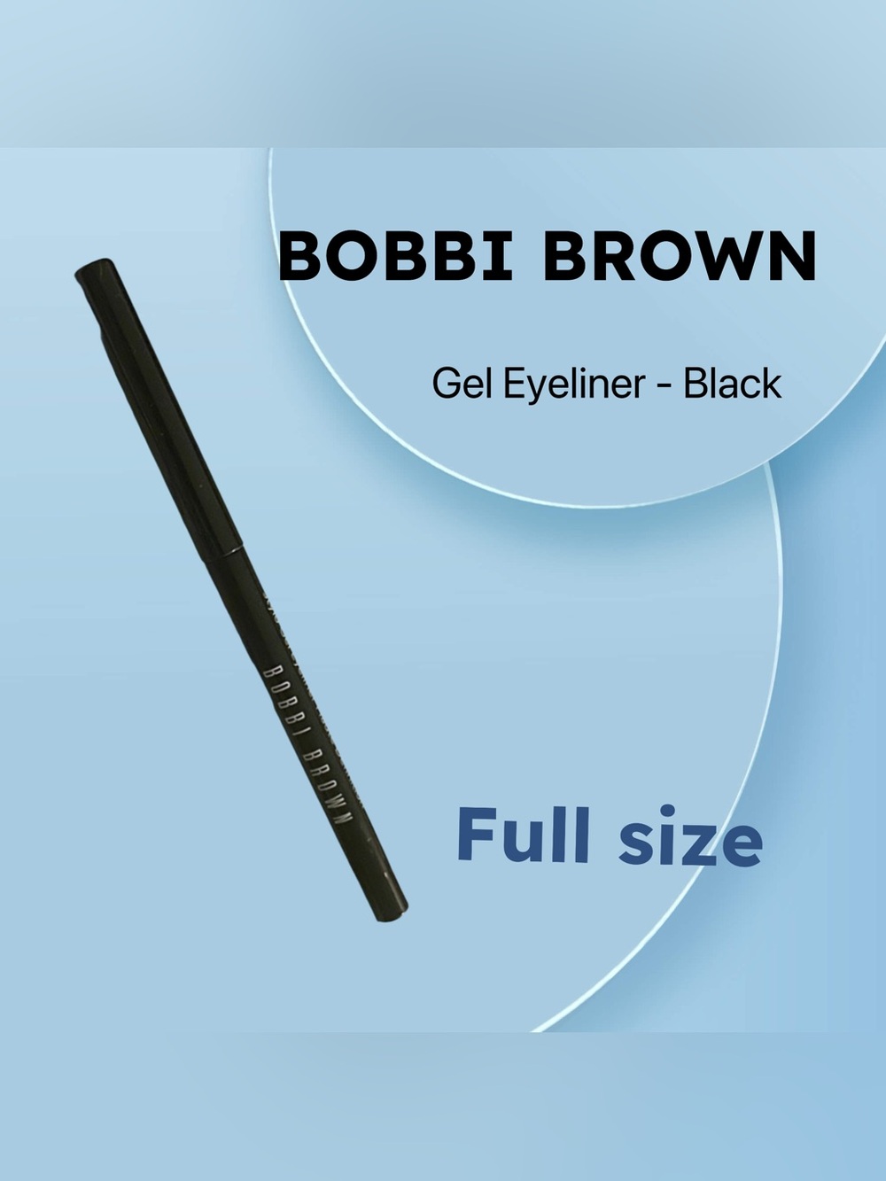 🇺🇸🆕NWOB BOBBI BROWN | FULL | Long-Wear Perfectly Defined Gel Black Eyeliner